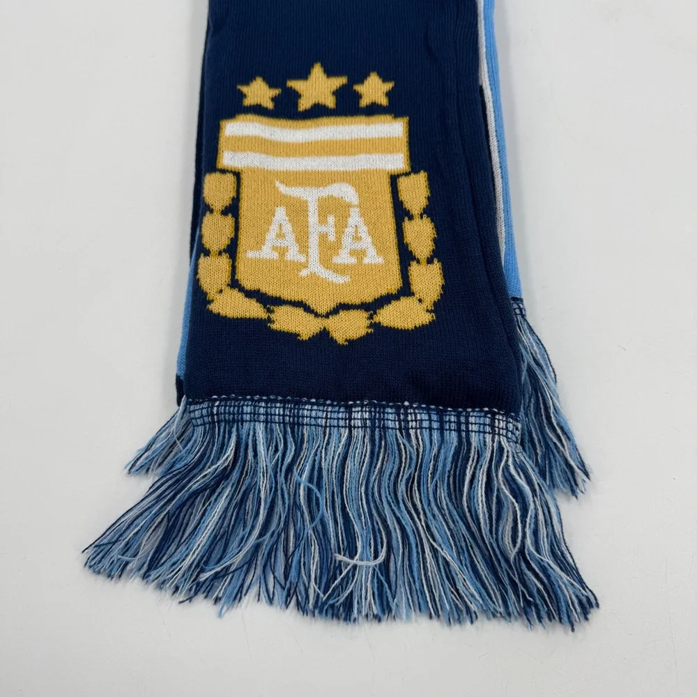 AFA Argentina Scarf Light Blue White Striped Messi 10 Fan AFA040SC-LB-LM